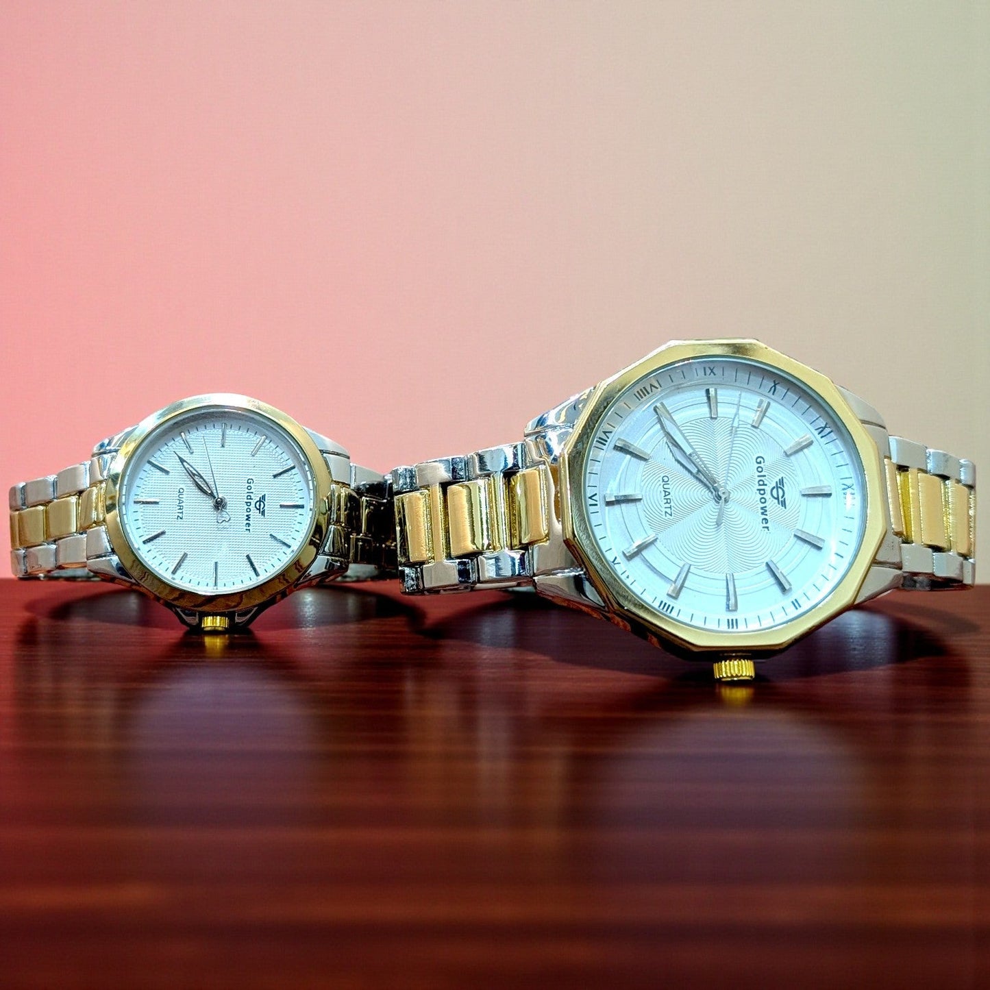 Gold Stellar Love Couple Watches